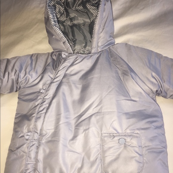 VERTBAUDET Baby Blue All-in-One Snowsuit 12-18mts - Picture 3 of 8